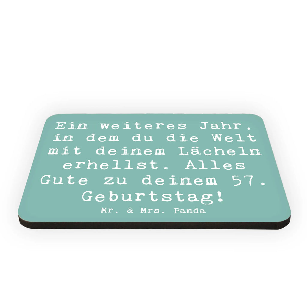Magnet Saying Ein weiteres Jahr, in dem du die Welt mit deinem Lächeln erhellst. Alles Gute zu deinem 57. Geburtstag! Whiteboard Magnet, Notiz Magnet, Kühlschrank Dekoration, Dekomagnet, Pinnwandmagnet, Motivmagnete, Souvenir Magnet, Kühlschrankmagnet, Geburtstag, Geburtstagsgeschenk, Geschenk