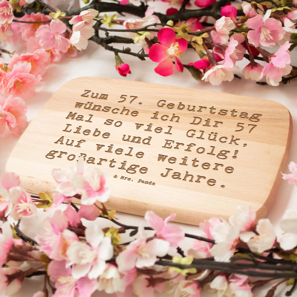 Holzbrett Spruch 57. Geburtstag Glück Holzbrett, Frühstücksbrettchen, Schneidebrett, Küchenbrett, Frühstücksbrett, Schneidebrett Holz, Geburtstag, Geburtstagsgeschenk, Geschenk