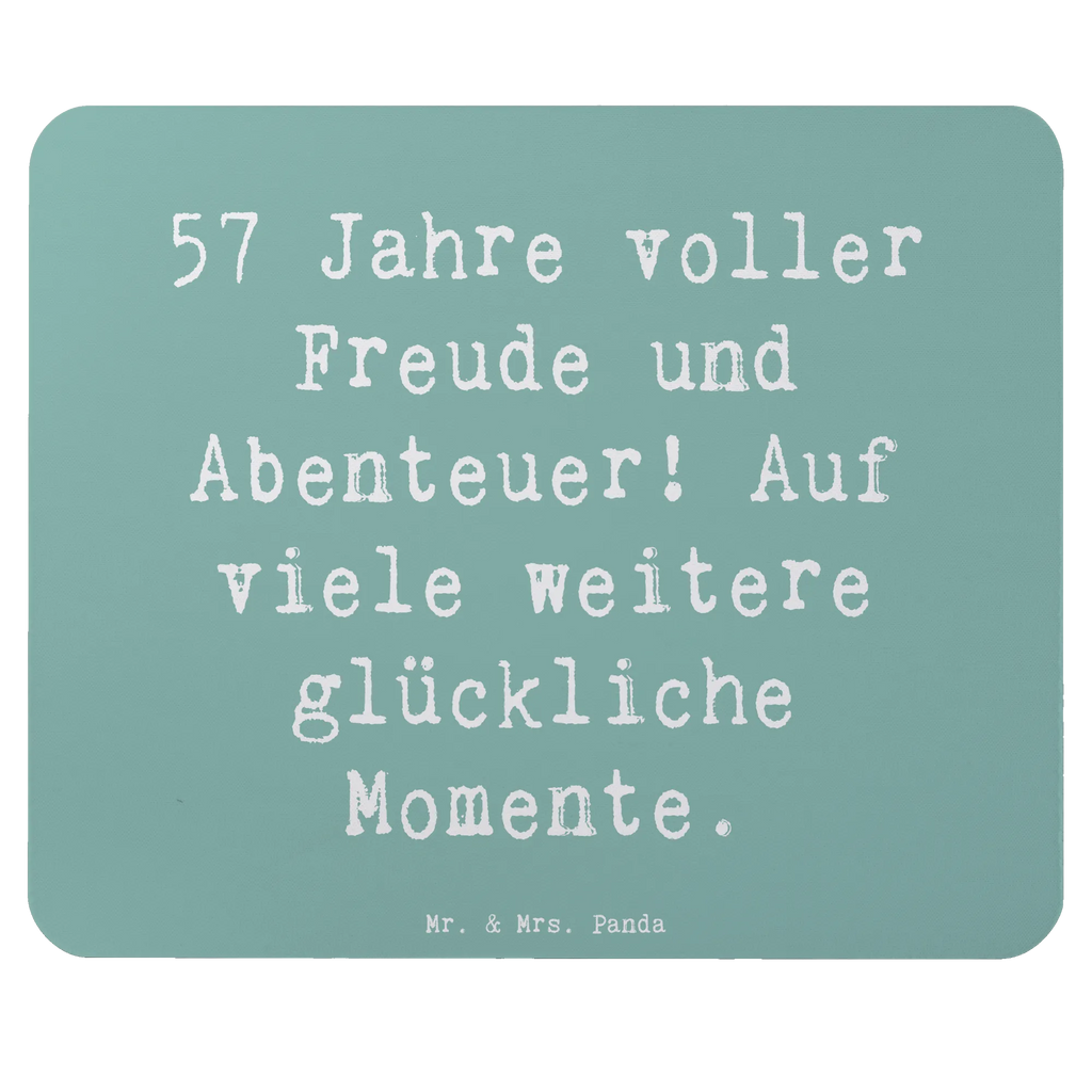 Mauspad Spruch 57. Geburtstag Freude Mousepad, Einzigartiges Mauspad, Computer zubehör, PC Zubehör, Mauspad Büro, Büroausstattung, Arbeitszimmer, Mauspad, Mausunterlage, Designer Mauspad, Geburtstag, Geburtstagsgeschenk, Geschenk