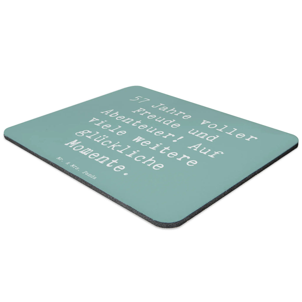 Mauspad Spruch 57. Geburtstag Freude Mousepad, Einzigartiges Mauspad, Computer zubehör, PC Zubehör, Mauspad Büro, Büroausstattung, Arbeitszimmer, Mauspad, Mausunterlage, Designer Mauspad, Geburtstag, Geburtstagsgeschenk, Geschenk
