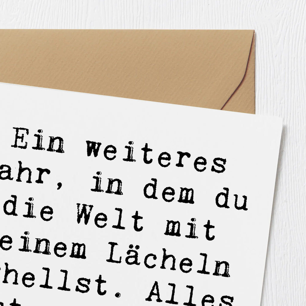 Deluxe Karte Spruch 57. Geburtstag Lächeln Karte, Einladungskarte, Geburtstagskarte, Hochzeitskarte, Grußkarte, Hochwertige Grußkarte, Glückwunschkarte, Hochwertige Klappkarte, Klappkarte, Geburtstag, Geburtstagsgeschenk, Geschenk