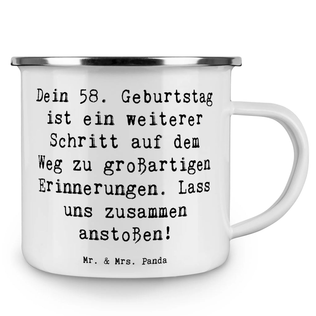 Enamel camping mug Saying Dein 58. Geburtstag ist ein weiterer Schritt auf dem Weg zu großartigen Erinnerungen. Lass uns zusammen anstoßen! Edelstahl Trinkbecher, Trinkbecher, Emaille Becher Camping, Emaille Tasse, Emaille Tassen, Outdoor Tasse, Campingbecher, Campingtassen, Emaille Campingbecher, Emaille Trinkbecher, Emaille Becher, Camping Tassen, Camping Tasse Emaille, Camping Becher, Blechtassen, Blechtasse, Camping Tasse Metall, Kaffee Blechtasse, Outdoor Becher, Metall Tasse, Blechtasse Outdoor, Tasse Emaille, Camping Tassen Emaille, Camping Becher Edelstahl, Metalltasse für Camping, Emaille Tasse Camping, Tasse Camping, Metalltasse, Campingtasse, Emailletasse, Geburtstag, Geburtstagsgeschenk, Geschenk