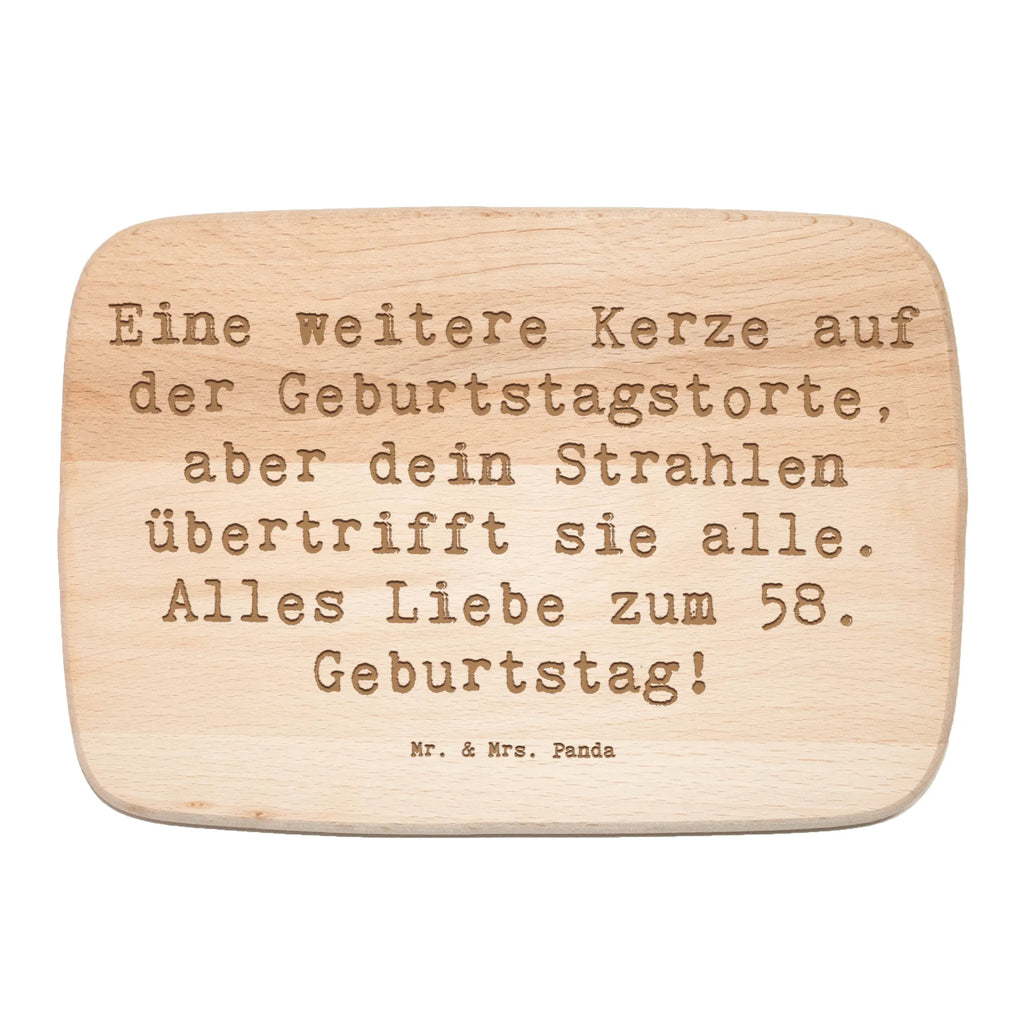 Frühstücksbrett Spruch 58. Geburtstag Glanz Frühstücksbrett, Schneidebrett Holz, Holzbrett, Schneidebrett, Küchenbrett, Frühstücksbrettchen, Geburtstag, Geburtstagsgeschenk, Geschenk