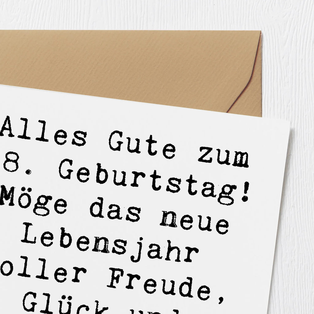 Deluxe Karte Spruch 58. Geburtstag Freude Hochzeitskarte, Geburtstagskarte, Klappkarte, Karte, Glückwunschkarte, Hochwertige Klappkarte, Hochwertige Grußkarte, Grußkarte, Einladungskarte, Geburtstag, Geburtstagsgeschenk, Geschenk