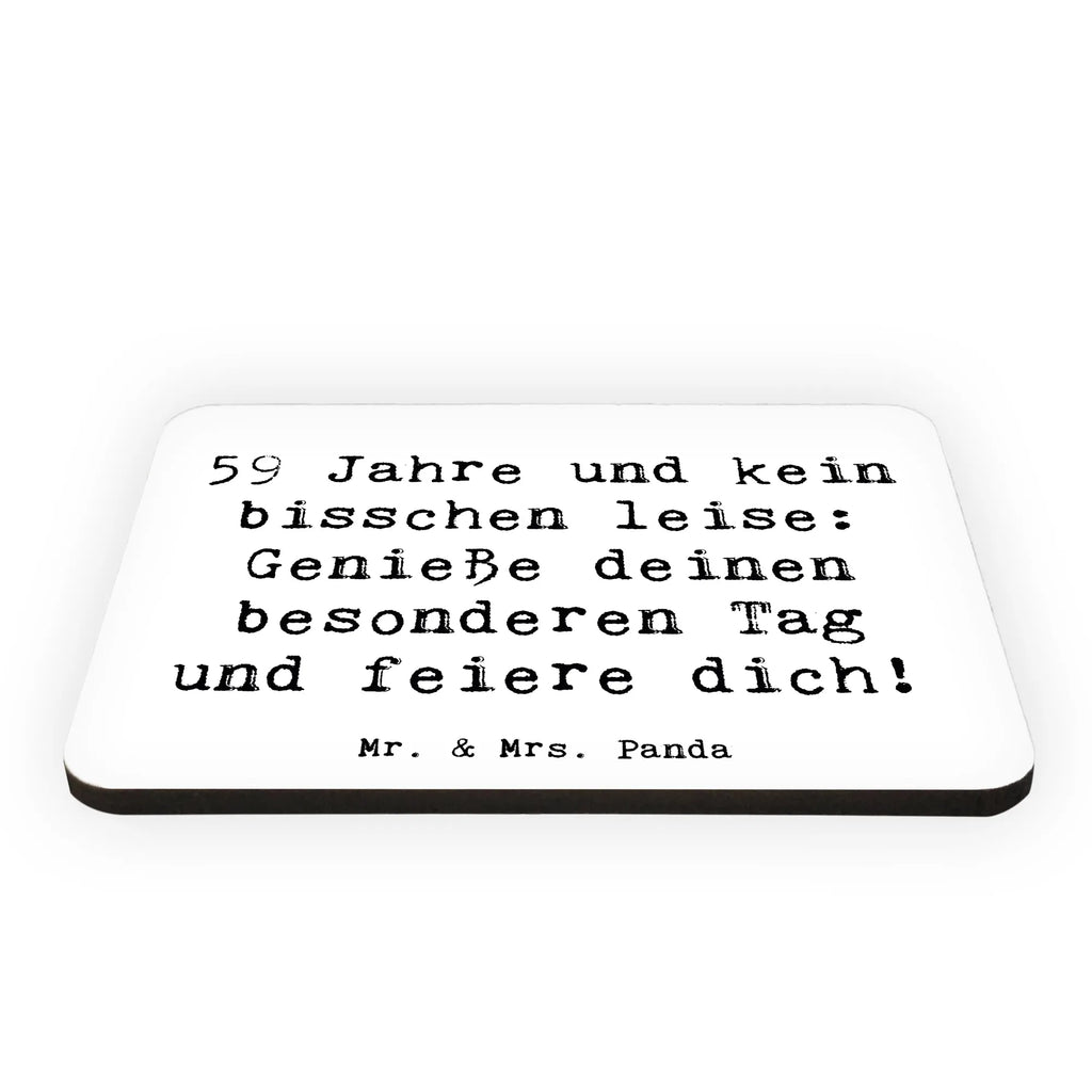 Magnet Spruch 59. Geburtstag Feier Motivmagnete, Pinnwandmagnet, Notiz Magnet, Dekomagnet, Whiteboard Magnet, Kühlschrankmagnet, Souvenir Magnet, Kühlschrank Dekoration, Geburtstag, Geburtstagsgeschenk, Geschenk