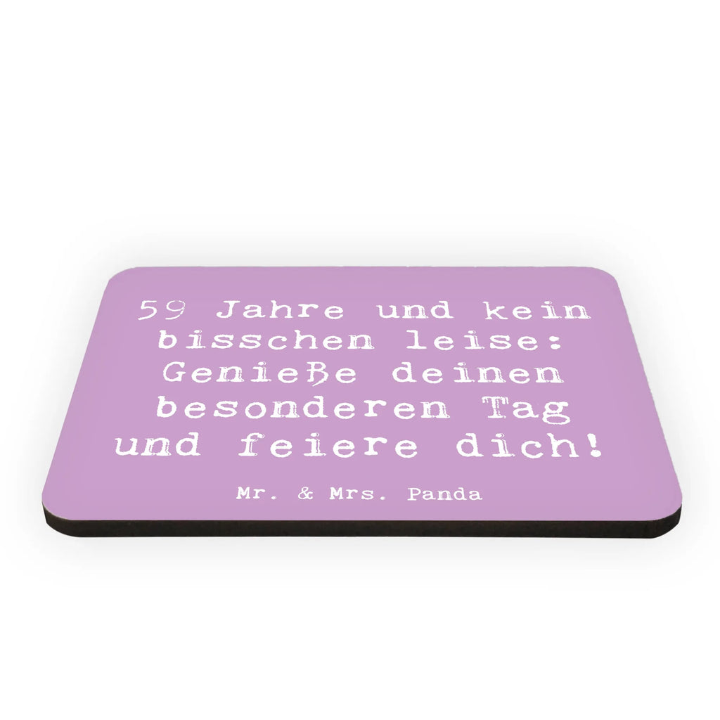 Magnet Spruch 59. Geburtstag Feier Motivmagnete, Pinnwandmagnet, Notiz Magnet, Dekomagnet, Whiteboard Magnet, Kühlschrankmagnet, Souvenir Magnet, Kühlschrank Dekoration, Geburtstag, Geburtstagsgeschenk, Geschenk