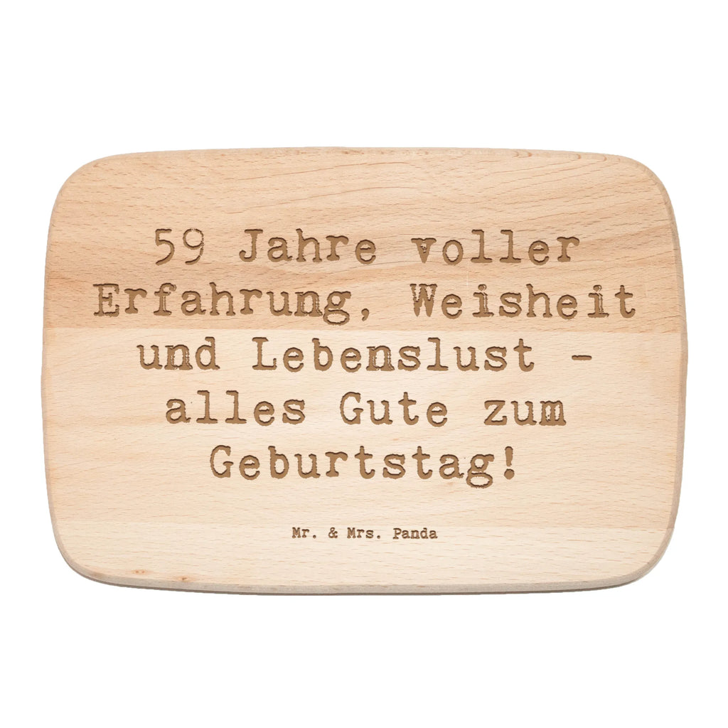 Holzbrett Spruch 59. Geburtstag Frühstücksbrett, Küchenbrett, Schneidebrett Holz, Holzbrett, Frühstücksbrettchen, Schneidebrett, Geburtstag, Geburtstagsgeschenk, Geschenk