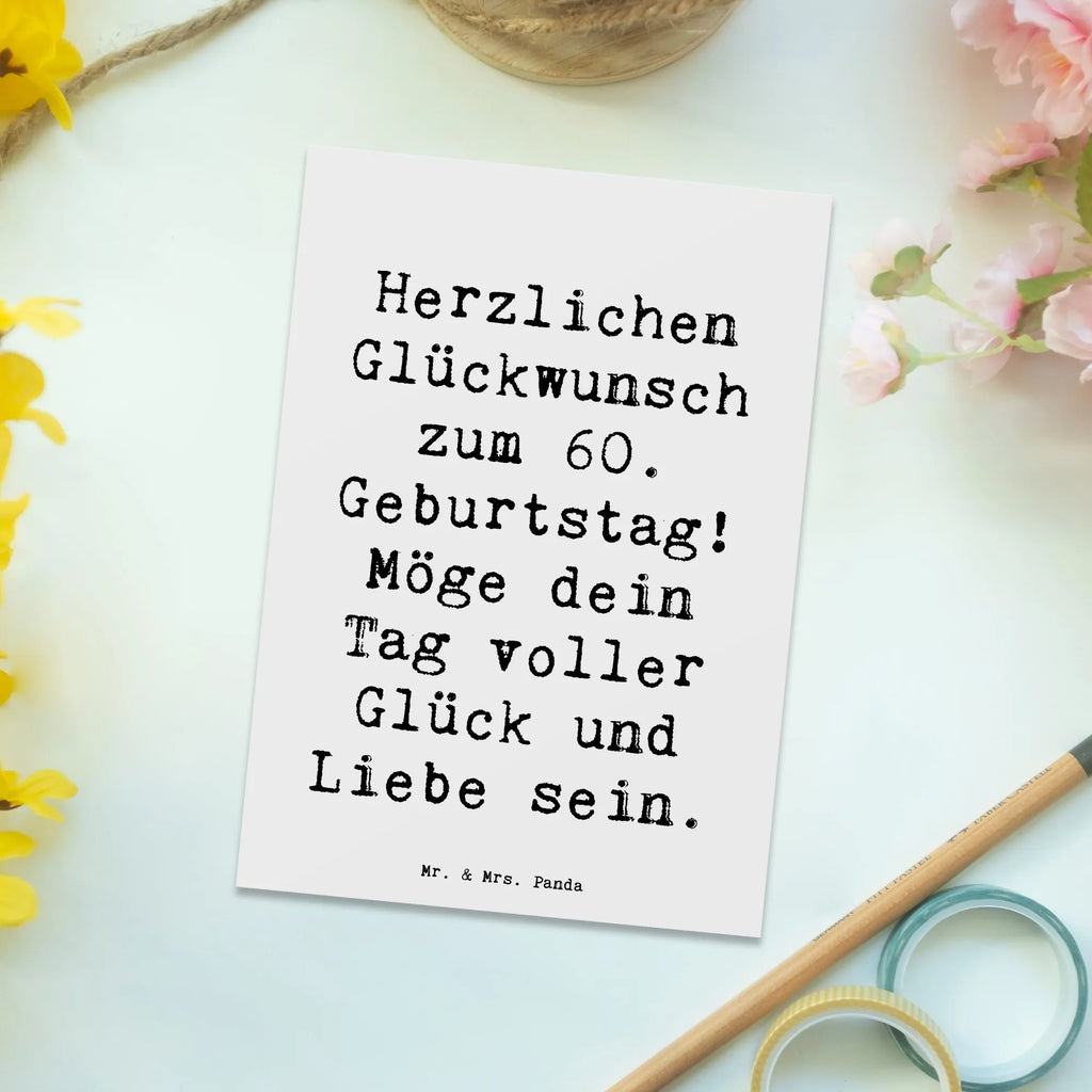 Postkarte Spruch 60. Geburtstag Glückwunsch Geschenkkarte, Einladungskarten Geburtstag, Einladungskarte, Dankeskarte, Karte, Einladung Geburtstag, Postkarte, Grußkarte, Einladung, Ansichtskarte, Geburtstagskarte, Ansichtskarten, Geburtstag, Geburtstagsgeschenk, Geschenk