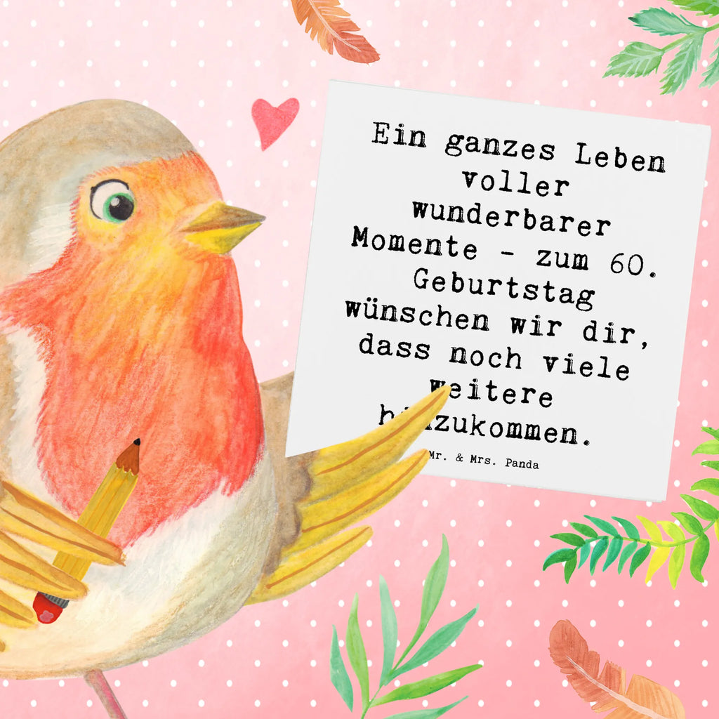 Deluxe Karte Spruch 60. Geburtstag Momente Karte, Einladungskarte, Hochwertige Klappkarte, Grußkarte, Geburtstagskarte, Hochzeitskarte, Glückwunschkarte, Hochwertige Grußkarte, Klappkarte, Geburtstag, Geburtstagsgeschenk, Geschenk