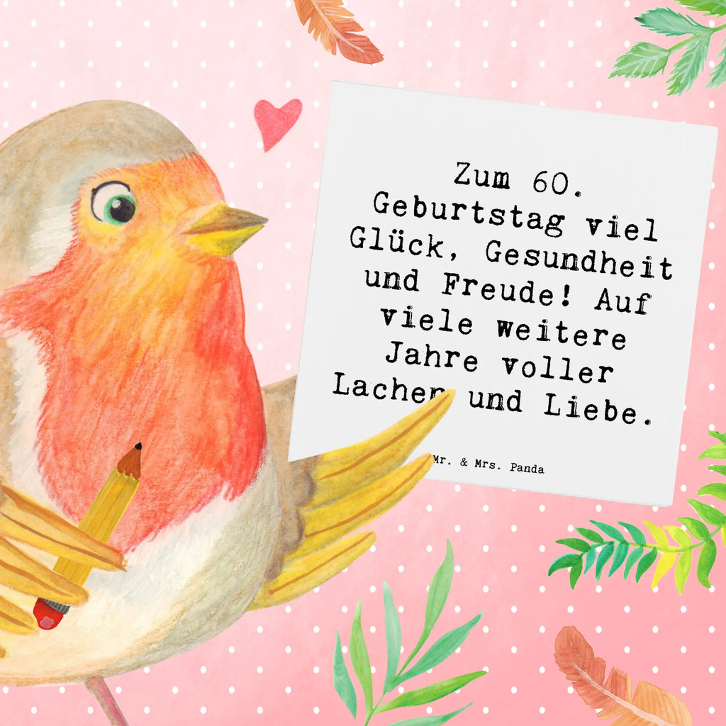 Deluxe Karte Spruch 60. Geburtstag Glück Hochwertige Klappkarte, Klappkarte, Karte, Glückwunschkarte, Geburtstagskarte, Grußkarte, Einladungskarte, Hochzeitskarte, Hochwertige Grußkarte, Geburtstag, Geburtstagsgeschenk, Geschenk
