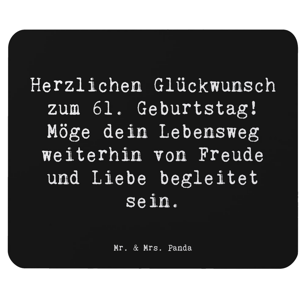 Mauspad Spruch 61. Geburtstag Einzigartiges Mauspad, Mousepad, Arbeitszimmer, Mausunterlage, Computer zubehör, Büroausstattung, PC Zubehör, Designer Mauspad, Mauspad Büro, Mauspad, Geburtstag, Geburtstagsgeschenk, Geschenk