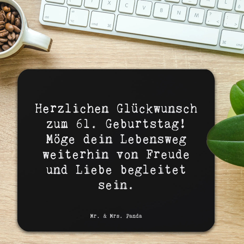 Mauspad Spruch 61. Geburtstag Einzigartiges Mauspad, Mousepad, Arbeitszimmer, Mausunterlage, Computer zubehör, Büroausstattung, PC Zubehör, Designer Mauspad, Mauspad Büro, Mauspad, Geburtstag, Geburtstagsgeschenk, Geschenk