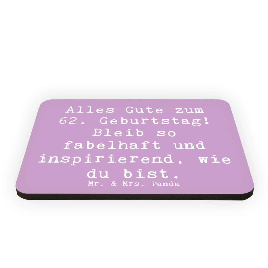 Magnet Spruch 62. Geburtstag Freude Motivmagnete, Souvenir Magnet, Pinnwandmagnet, Kühlschrank Dekoration, Dekomagnet, Whiteboard Magnet, Notiz Magnet, Kühlschrankmagnet, Geburtstag, Geburtstagsgeschenk, Geschenk