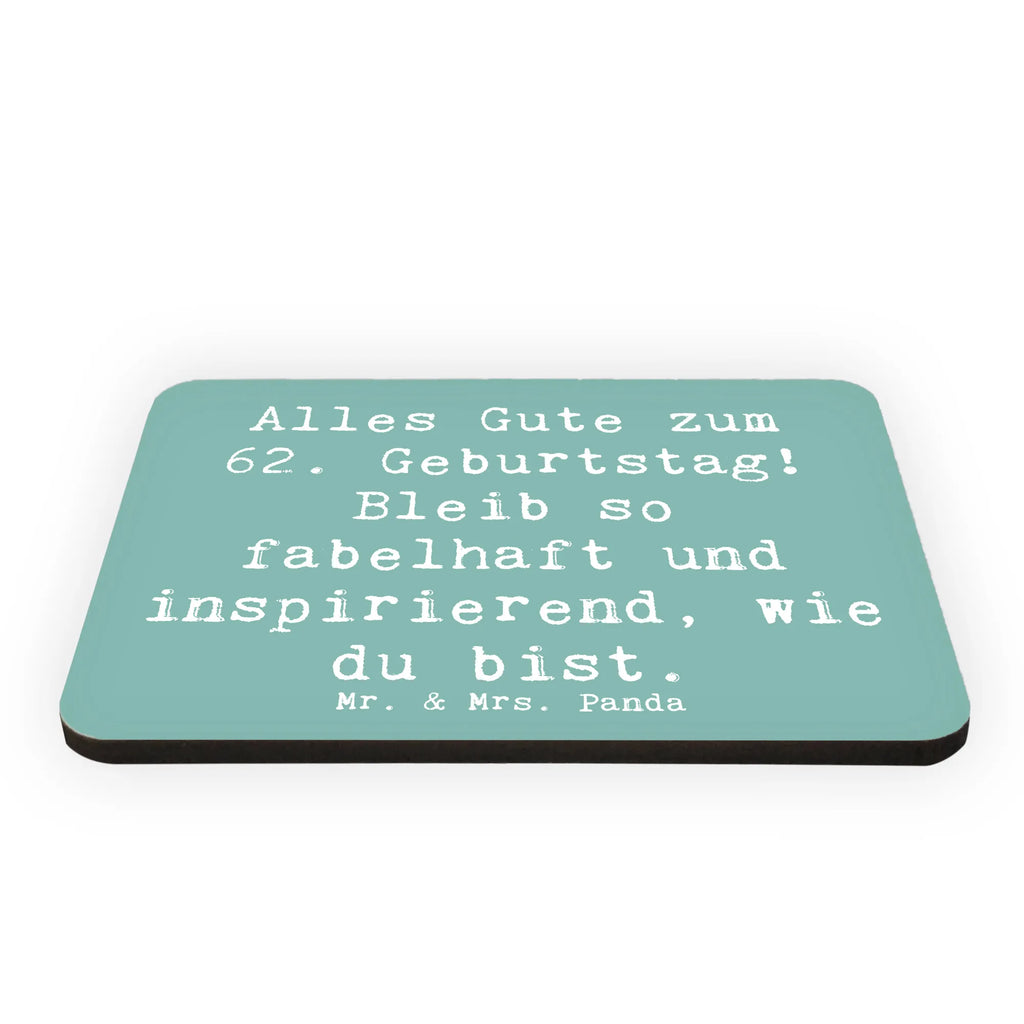 Magnet Spruch 62. Geburtstag Freude Motivmagnete, Souvenir Magnet, Pinnwandmagnet, Kühlschrank Dekoration, Dekomagnet, Whiteboard Magnet, Notiz Magnet, Kühlschrankmagnet, Geburtstag, Geburtstagsgeschenk, Geschenk