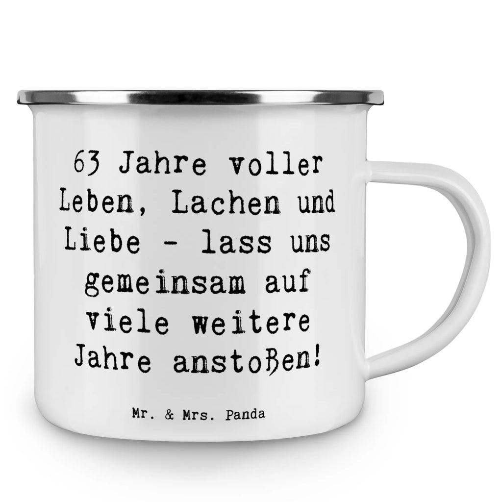 Enamel camping mug Saying 63 Jahre voller Leben, Lachen und Liebe - lass uns gemeinsam auf viele weitere Jahre anstoßen! Outdoor Tasse, Metall Tasse, Emaille Tassen, Emailletasse, Tasse Emaille, Blechtasse Outdoor, Edelstahl Trinkbecher, Campingtassen, Campingtasse, Camping Becher Edelstahl, Blechtassen, Outdoor Becher, Camping Becher, Emaille Becher, Emaille Becher Camping, Kaffee Blechtasse, Emaille Trinkbecher, Emaille Tasse Camping, Blechtasse, Camping Tassen, Campingbecher, Tasse Camping, Metalltasse für Camping, Metalltasse, Emaille Tasse, Camping Tasse Emaille, Camping Tasse Metall, Trinkbecher, Camping Tassen Emaille, Emaille Campingbecher, Geburtstag, Geburtstagsgeschenk, Geschenk