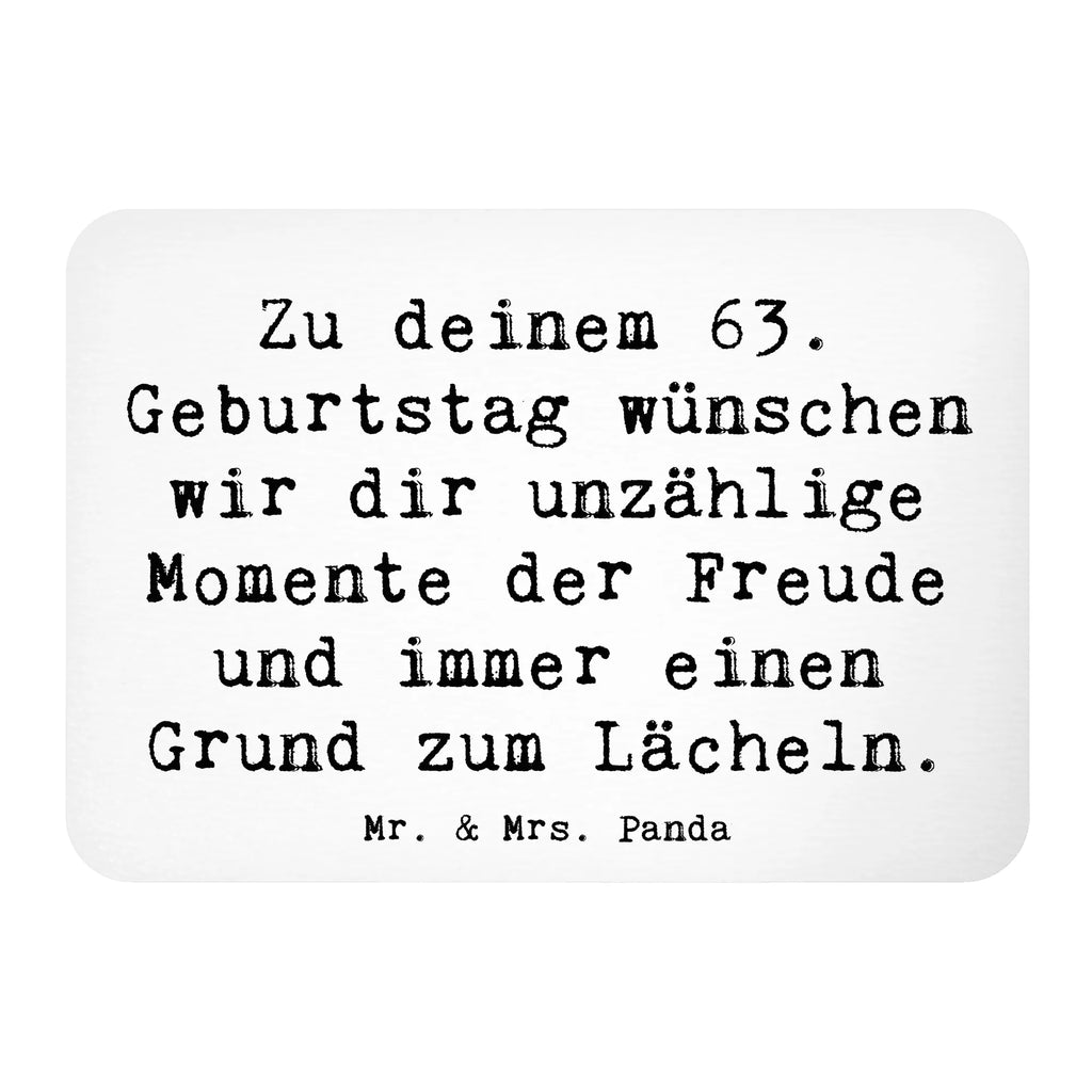 Magnet Spruch 63. Geburtstag Freude Dekomagnet, Motivmagnete, Whiteboard Magnet, Notiz Magnet, Kühlschrankmagnet, Kühlschrank Dekoration, Souvenir Magnet, Pinnwandmagnet, Geburtstag, Geburtstagsgeschenk, Geschenk