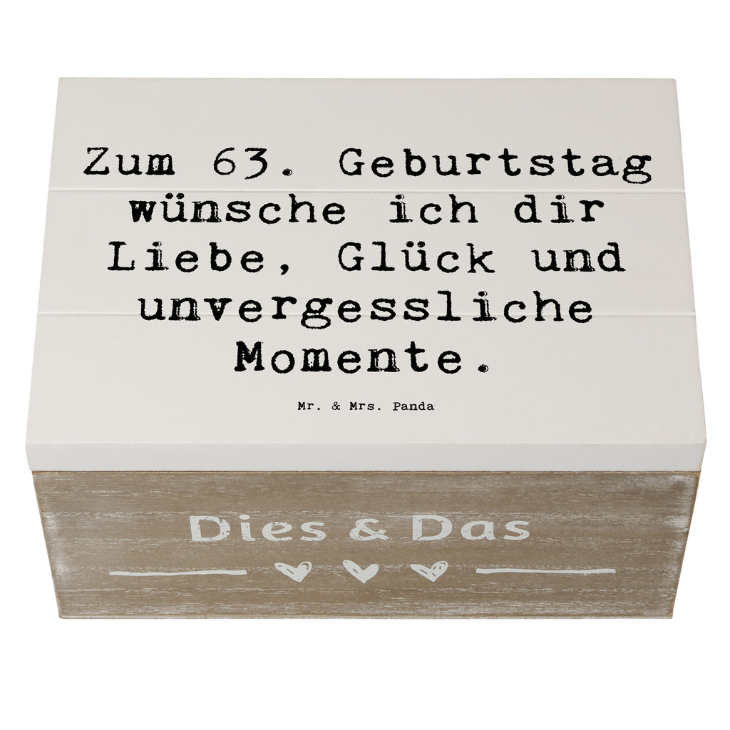 Holzkiste Spruch 63. Geburtstag Liebe Glück Momente Geschenkdose, Aufbewahrungsbox, Truhe, Erinnerungsbox, Erinnerungskiste, Geschenkbox, Schatulle, Holzkiste, XXL, Schatzkiste, Dekokiste, Kiste, Geburtstag, Geburtstagsgeschenk, Geschenk