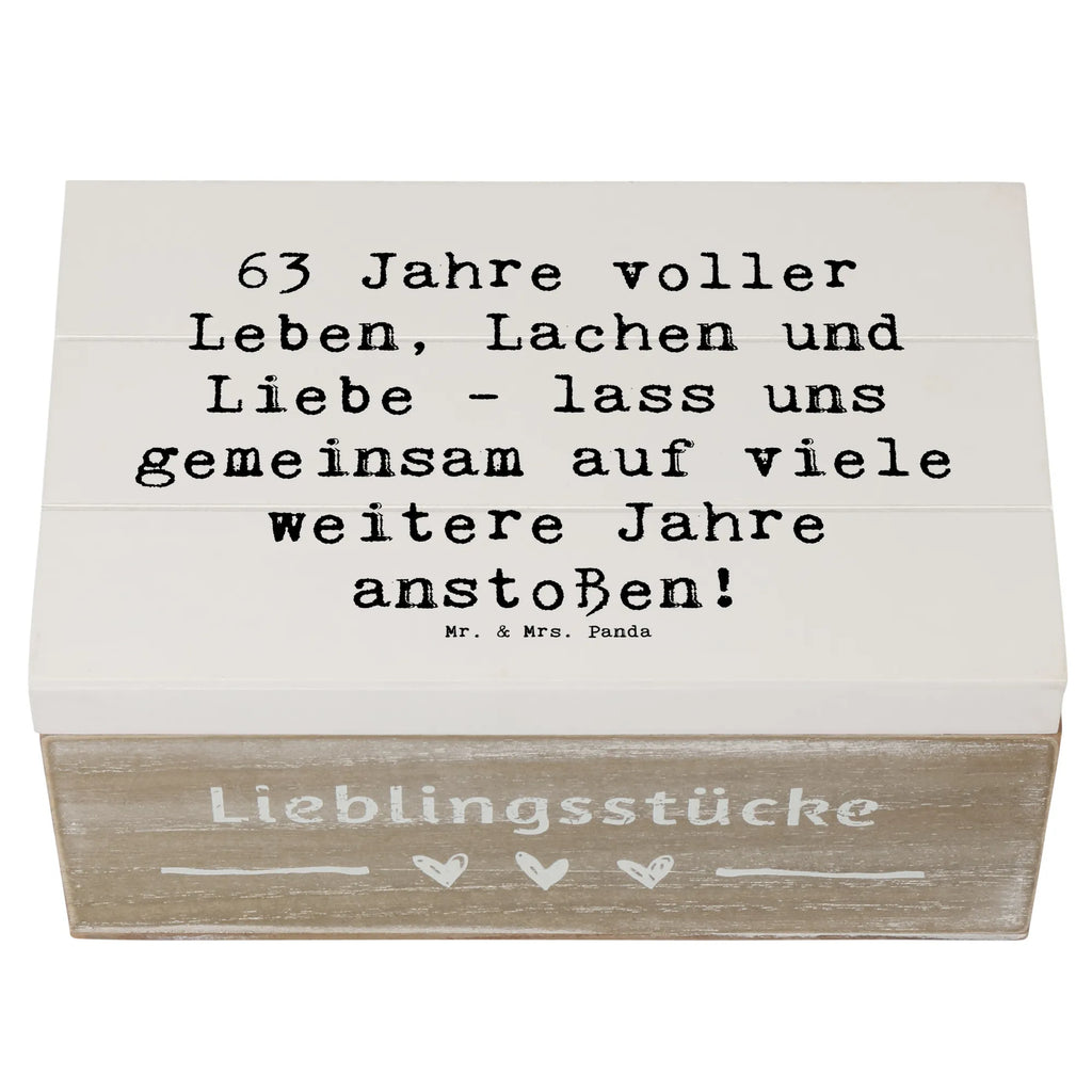 Holzkiste Spruch 63. Geburtstag Freude Geschenkbox, Aufbewahrungsbox, Truhe, Schatzkiste, XXL, Geschenkdose, Dekokiste, Kiste, Erinnerungskiste, Schatulle, Erinnerungsbox, Holzkiste, Geburtstag, Geburtstagsgeschenk, Geschenk