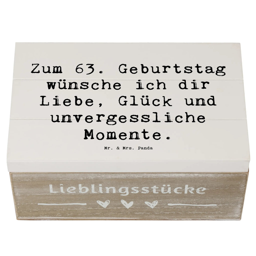 Holzkiste Spruch 63. Geburtstag Liebe Glück Momente Geschenkdose, Aufbewahrungsbox, Truhe, Erinnerungsbox, Erinnerungskiste, Geschenkbox, Schatulle, Holzkiste, XXL, Schatzkiste, Dekokiste, Kiste, Geburtstag, Geburtstagsgeschenk, Geschenk