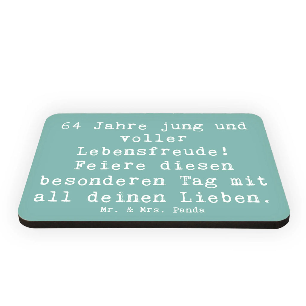 Magnet Spruch 64. Geburtstag Freude Motivmagnete, Souvenir Magnet, Kühlschrankmagnet, Notiz Magnet, Dekomagnet, Kühlschrank Dekoration, Pinnwandmagnet, Whiteboard Magnet, Geburtstag, Geburtstagsgeschenk, Geschenk