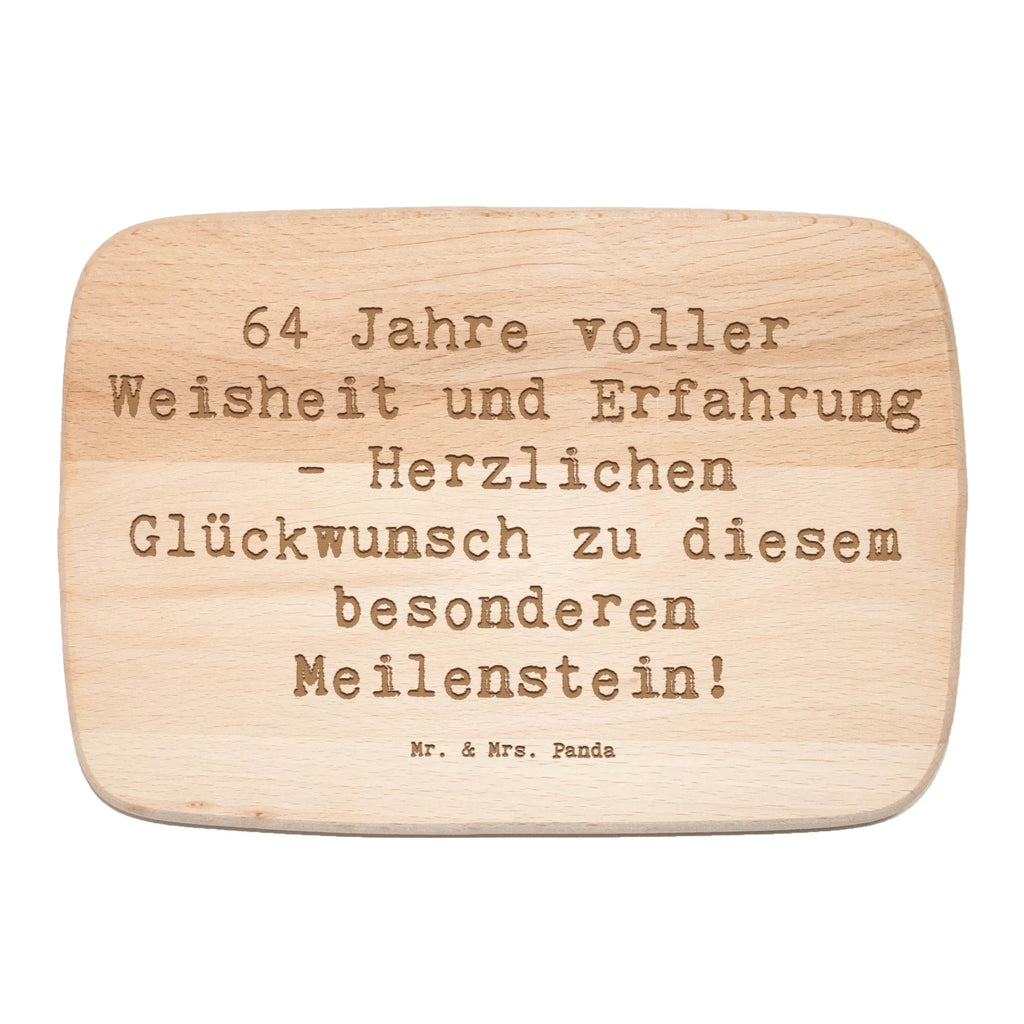 Küchenbrett Spruch 64. Geburtstag Weisheit Frühstücksbrett, Frühstücksbrettchen, Küchenbrett, Holzbrett, Schneidebrett Holz, Schneidebrett, Geburtstag, Geburtstagsgeschenk, Geschenk