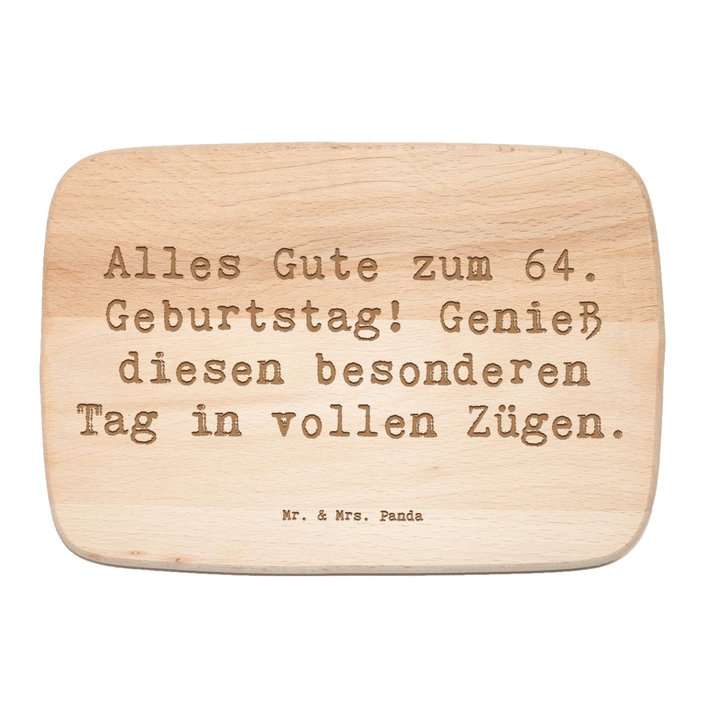 Frühstücksbrett Spruch 64. Geburtstag Holzbrett, Schneidebrett, Frühstücksbrett, Schneidebrett Holz, Frühstücksbrettchen, Küchenbrett, Geburtstag, Geburtstagsgeschenk, Geschenk