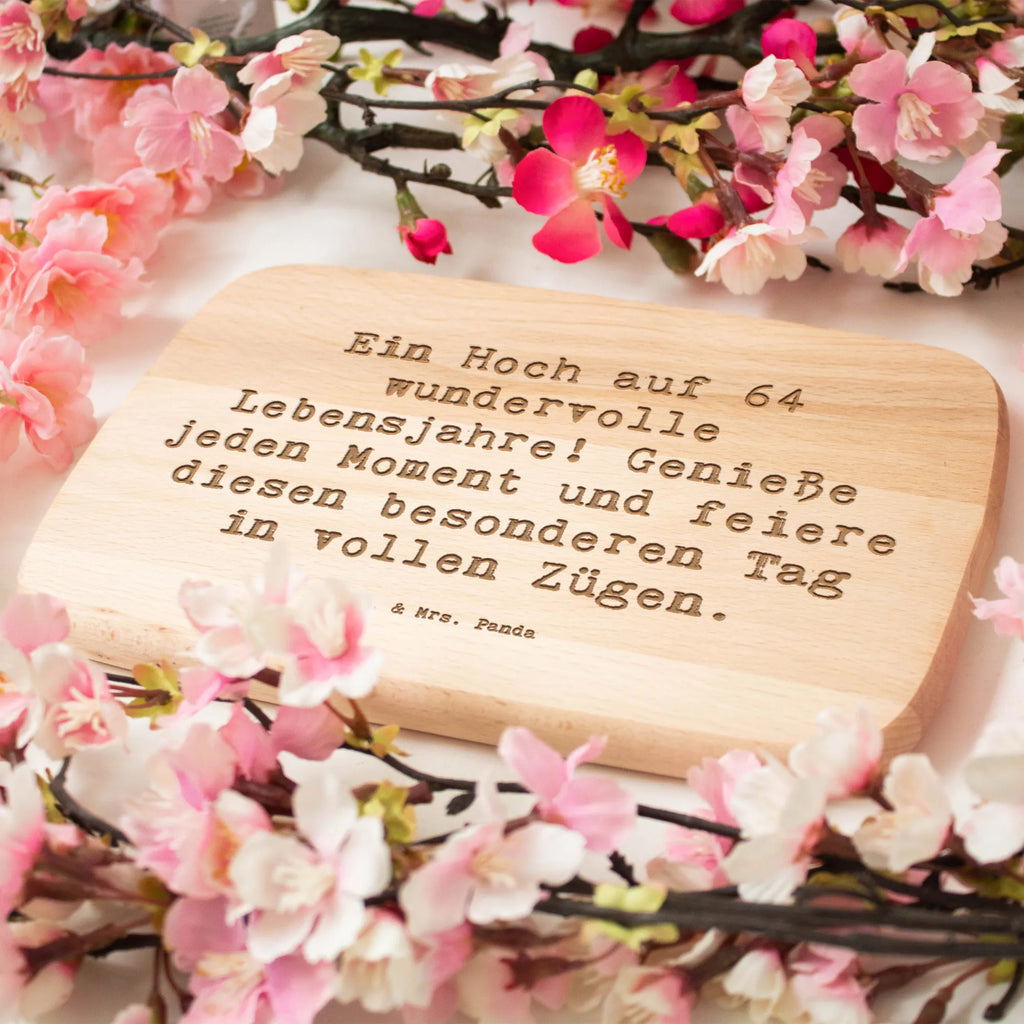 Küchenbrett Spruch 64. Geburtstag Feier Schneidebrett Holz, Frühstücksbrettchen, Frühstücksbrett, Küchenbrett, Holzbrett, Schneidebrett, Geburtstag, Geburtstagsgeschenk, Geschenk