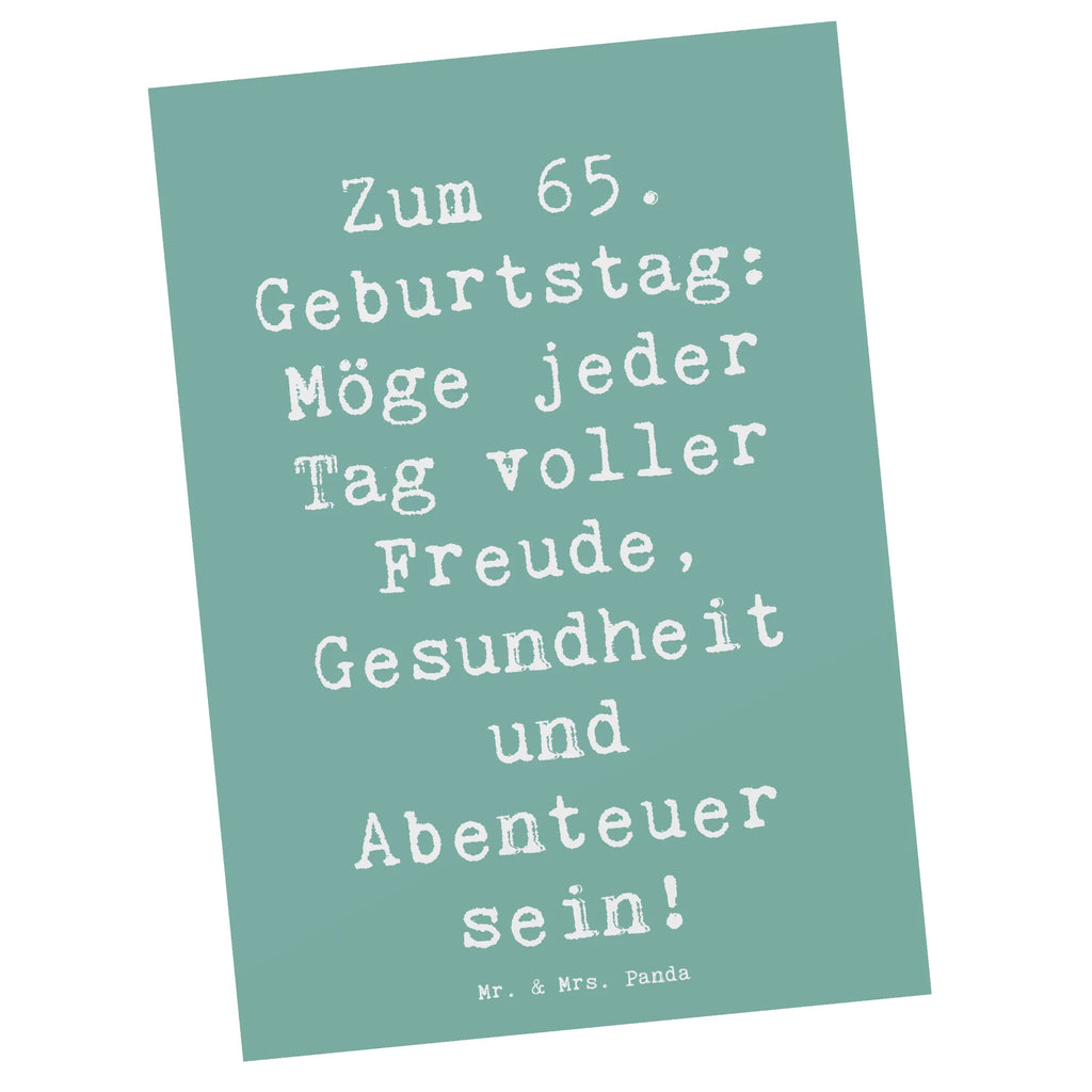 Postkarte Spruch 65. Geburtstag Geburtstagskarte, Grußkarte, Ansichtskarte, Karte, Einladung, Einladungskarten Geburtstag, Einladungskarte, Ansichtskarten, Geschenkkarte, Dankeskarte, Postkarte, Einladung Geburtstag, Geburtstag, Geburtstagsgeschenk, Geschenk