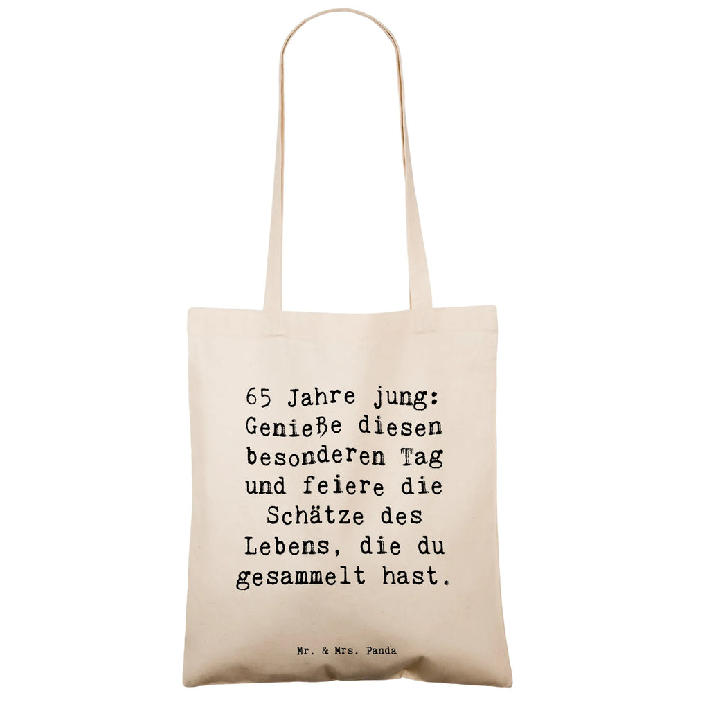 Tragetasche Spruch 65. Geburtstag Feiern Beuteltasche, Beutel, Einkaufstasche, Jutebeutel, Stoffbeutel, Tasche, Shopper, Umhängetasche, Strandtasche, Schultertasche, Stofftasche, Tragetasche, Badetasche, Jutetasche, Einkaufstüte, Laptoptasche, Geburtstag, Geburtstagsgeschenk, Geschenk