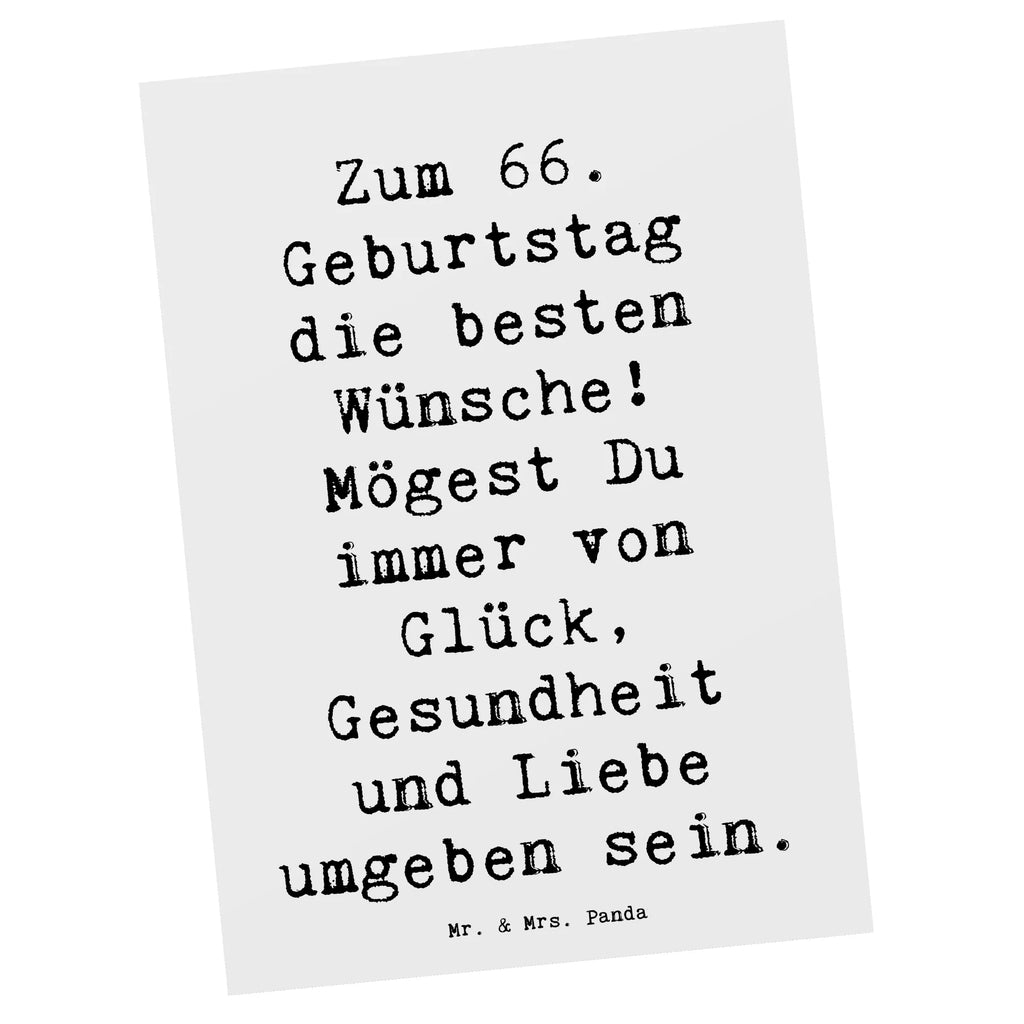 Postkarte Spruch 66. Geburtstag Geschenkkarte, Ansichtskarte, Postkarte, Einladungskarten Geburtstag, Einladungskarte, Dankeskarte, Einladung, Ansichtskarten, Einladung Geburtstag, Geburtstagskarte, Karte, Grußkarte, Geburtstag, Geburtstagsgeschenk, Geschenk