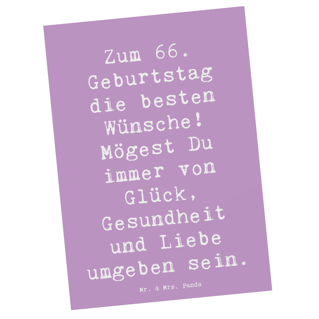 Postkarte Spruch 66. Geburtstag Geschenkkarte, Ansichtskarte, Postkarte, Einladungskarten Geburtstag, Einladungskarte, Dankeskarte, Einladung, Ansichtskarten, Einladung Geburtstag, Geburtstagskarte, Karte, Grußkarte, Geburtstag, Geburtstagsgeschenk, Geschenk