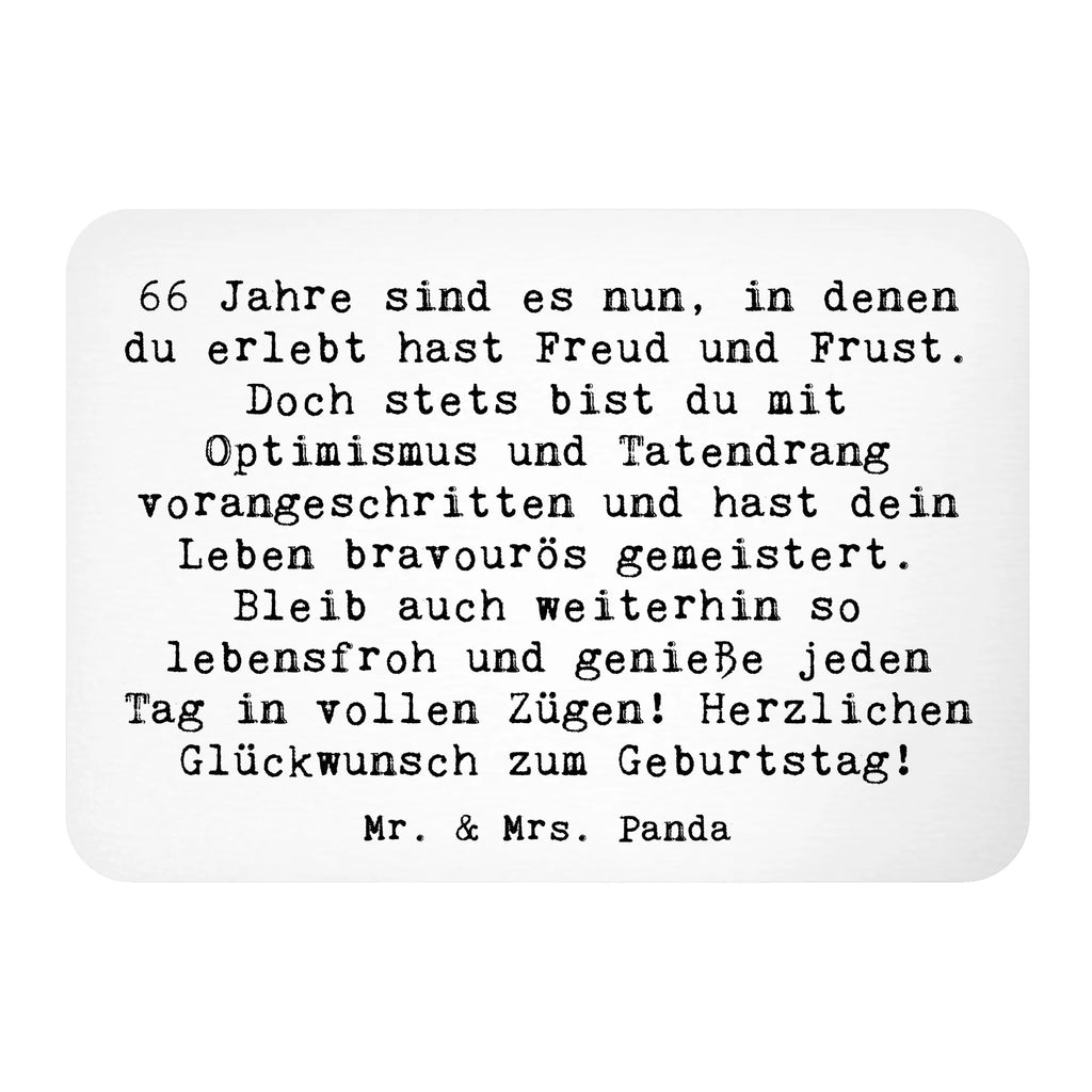 Magnet Spruch 66. Geburtstag Whiteboard Magnet, Souvenir Magnet, Kühlschrank Dekoration, Motivmagnete, Dekomagnet, Notiz Magnet, Pinnwandmagnet, Kühlschrankmagnet, Geburtstag, Geburtstagsgeschenk, Geschenk
