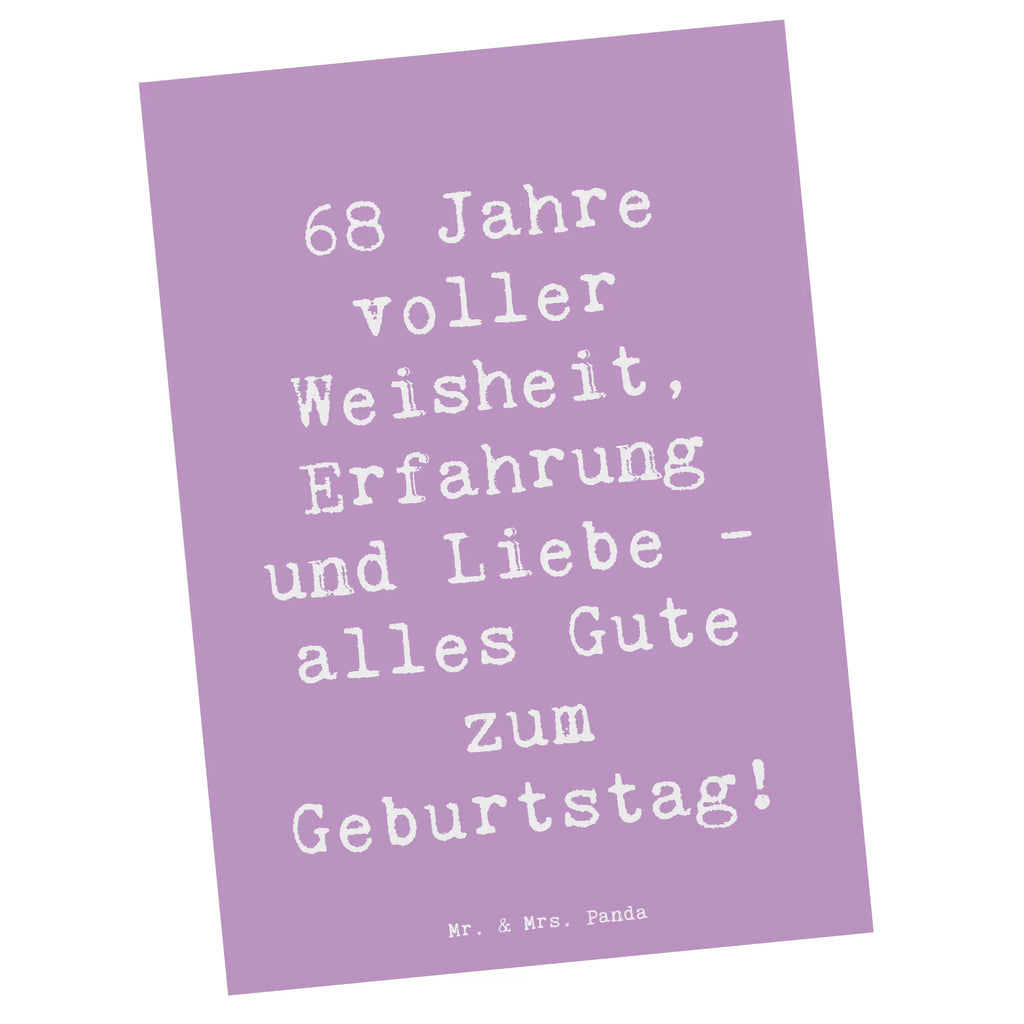 Postkarte Spruch 68. Geburtstag Postkarte, Geschenkkarte, Ansichtskarte, Dankeskarte, Einladungskarte, Karte, Geburtstagskarte, Einladung, Einladungskarten Geburtstag, Ansichtskarten, Grußkarte, Einladung Geburtstag, Geburtstag, Geburtstagsgeschenk, Geschenk