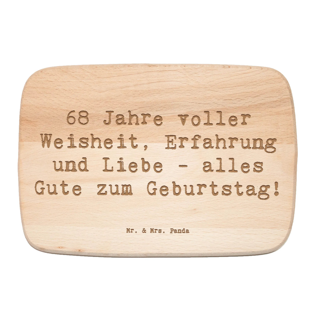 Holzbrett Spruch 68. Geburtstag Schneidebrett, Frühstücksbrett, Küchenbrett, Frühstücksbrettchen, Holzbrett, Schneidebrett Holz, Geburtstag, Geburtstagsgeschenk, Geschenk