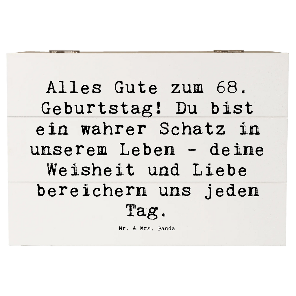Holzkiste Spruch 68. Geburtstag Schatz Holzkiste, Kiste, Geschenkdose, Erinnerungskiste, Erinnerungsbox, Schatzkiste, Aufbewahrungsbox, Dekokiste, Truhe, XXL, Geschenkbox, Schatulle, Geburtstag, Geburtstagsgeschenk, Geschenk