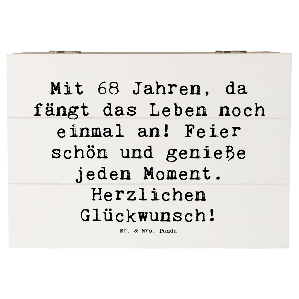 Holzkiste Spruch 68. Geburtstag Freude Kiste, Dekokiste, Geschenkdose, Holzkiste, Geschenkbox, Schatzkiste, Erinnerungskiste, Truhe, Erinnerungsbox, Aufbewahrungsbox, XXL, Schatulle, Geburtstag, Geburtstagsgeschenk, Geschenk