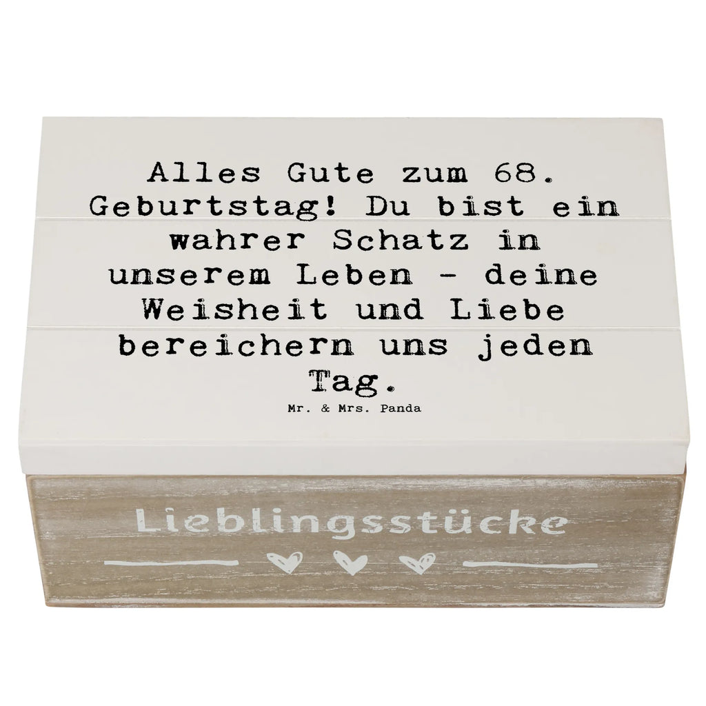 Holzkiste Spruch 68. Geburtstag Schatz Holzkiste, Kiste, Geschenkdose, Erinnerungskiste, Erinnerungsbox, Schatzkiste, Aufbewahrungsbox, Dekokiste, Truhe, XXL, Geschenkbox, Schatulle, Geburtstag, Geburtstagsgeschenk, Geschenk