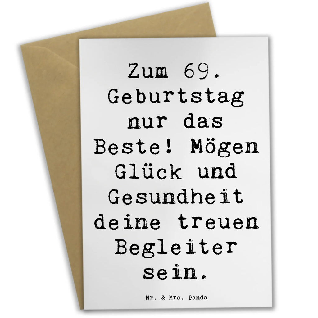 Grußkarte Spruch 69. Geburtstag Glück Geburtstagskarte, Karte, Grußkarte, Einladungskarte, Glückwunschkarte, Klappkarte, Hochzeitskarte, Ansichtskarten, Geburtstag, Geburtstagsgeschenk, Geschenk