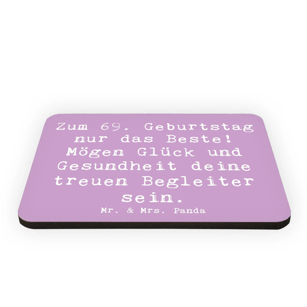 Magnet Spruch 69. Geburtstag Glück Notiz Magnet, Souvenir Magnet, Kühlschrank Dekoration, Pinnwandmagnet, Dekomagnet, Motivmagnete, Kühlschrankmagnet, Whiteboard Magnet, Geburtstag, Geburtstagsgeschenk, Geschenk
