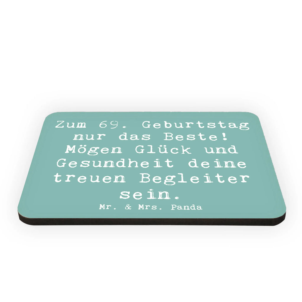 Magnet Spruch 69. Geburtstag Glück Notiz Magnet, Souvenir Magnet, Kühlschrank Dekoration, Pinnwandmagnet, Dekomagnet, Motivmagnete, Kühlschrankmagnet, Whiteboard Magnet, Geburtstag, Geburtstagsgeschenk, Geschenk