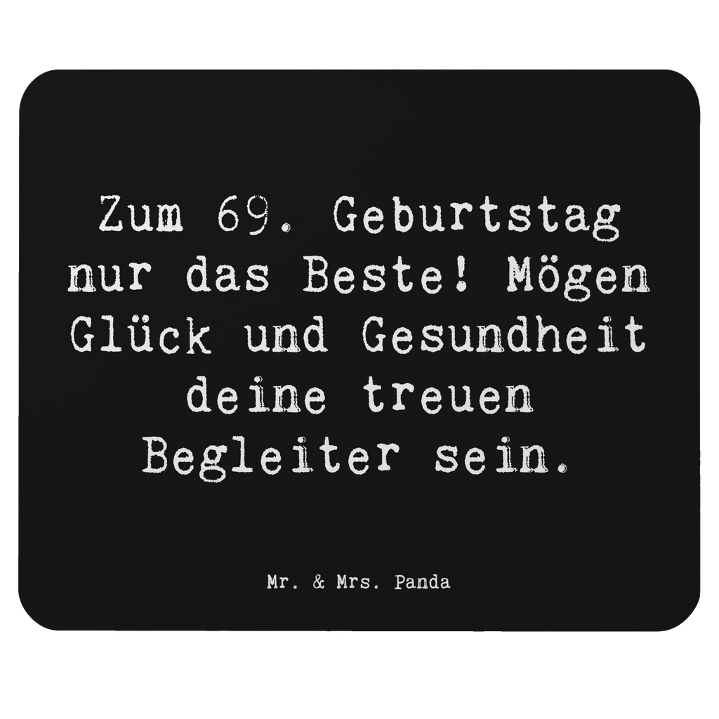 Mouse mat Saying Zum 69. Geburtstag nur das Beste! Mögen Glück und Gesundheit deine treuen Begleiter sein. PC Zubehör, Mauspad, Designer Mauspad, Einzigartiges Mauspad, Büroausstattung, Mausunterlage, Mauspad Büro, Mousepad, Computer zubehör, Arbeitszimmer, Geburtstag, Geburtstagsgeschenk, Geschenk