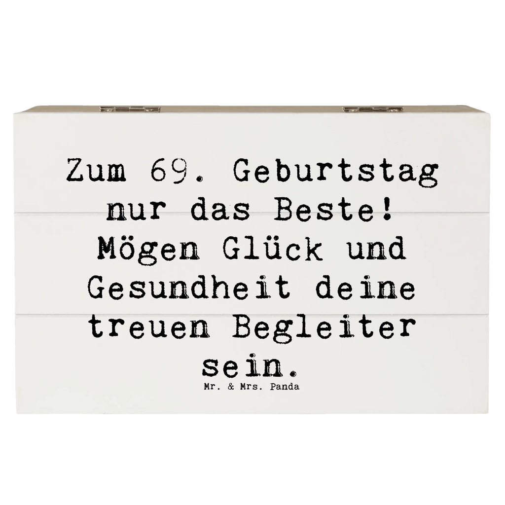 Holzkiste Spruch 69. Geburtstag Glück Schatzkiste, Schatulle, Truhe, Geschenkdose, Erinnerungsbox, Aufbewahrungsbox, Geschenkbox, XXL, Erinnerungskiste, Holzkiste, Kiste, Dekokiste, Geburtstag, Geburtstagsgeschenk, Geschenk