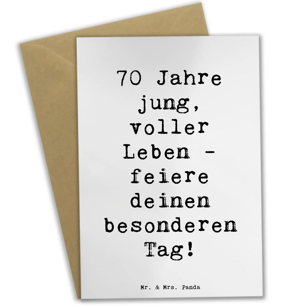 Grußkarte Spruch 70. Geburtstag Feier Geburtstagskarte, Hochzeitskarte, Klappkarte, Karte, Glückwunschkarte, Grußkarte, Ansichtskarten, Einladungskarte, Geburtstag, Geburtstagsgeschenk, Geschenk