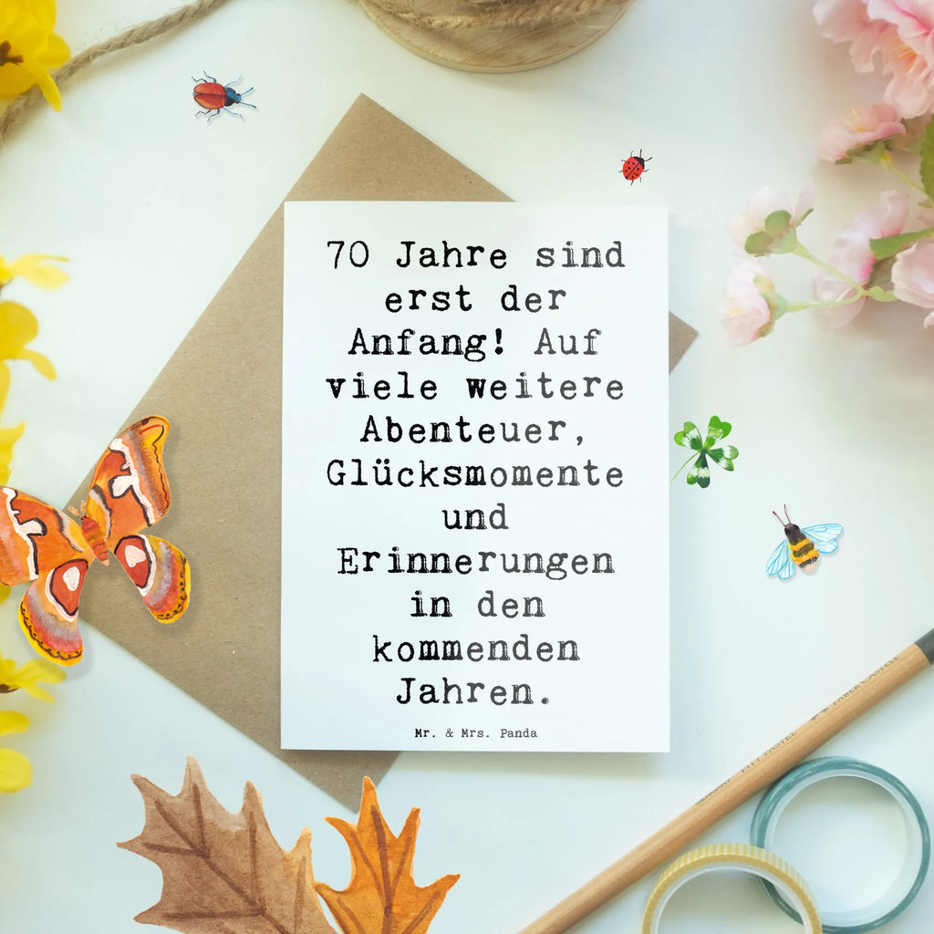 Grußkarte Spruch 70. Geburtstag Beginn Klappkarte, Einladungskarte, Glückwunschkarte, Grußkarte, Geburtstagskarte, Ansichtskarten, Hochzeitskarte, Karte, Geburtstag, Geburtstagsgeschenk, Geschenk