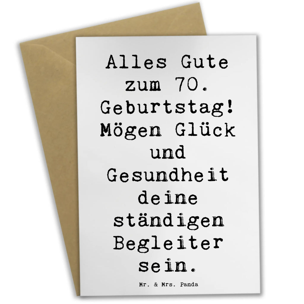 Grußkarte Spruch 70. Geburtstag Glück und Gesundheit Hochzeitskarte, Ansichtskarten, Glückwunschkarte, Grußkarte, Geburtstagskarte, Klappkarte, Einladungskarte, Karte, Geburtstag, Geburtstagsgeschenk, Geschenk