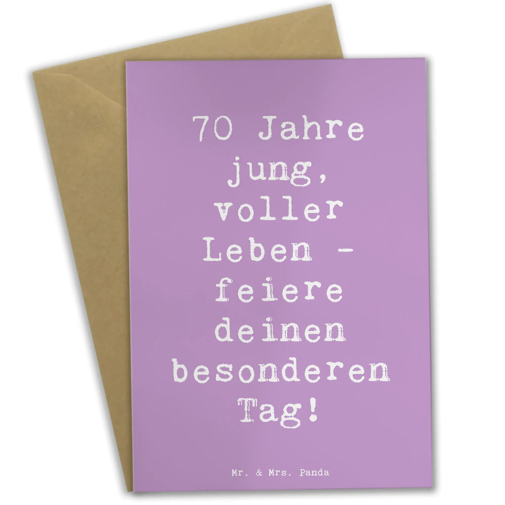 Grußkarte Spruch 70. Geburtstag Feier Geburtstagskarte, Hochzeitskarte, Klappkarte, Karte, Glückwunschkarte, Grußkarte, Ansichtskarten, Einladungskarte, Geburtstag, Geburtstagsgeschenk, Geschenk