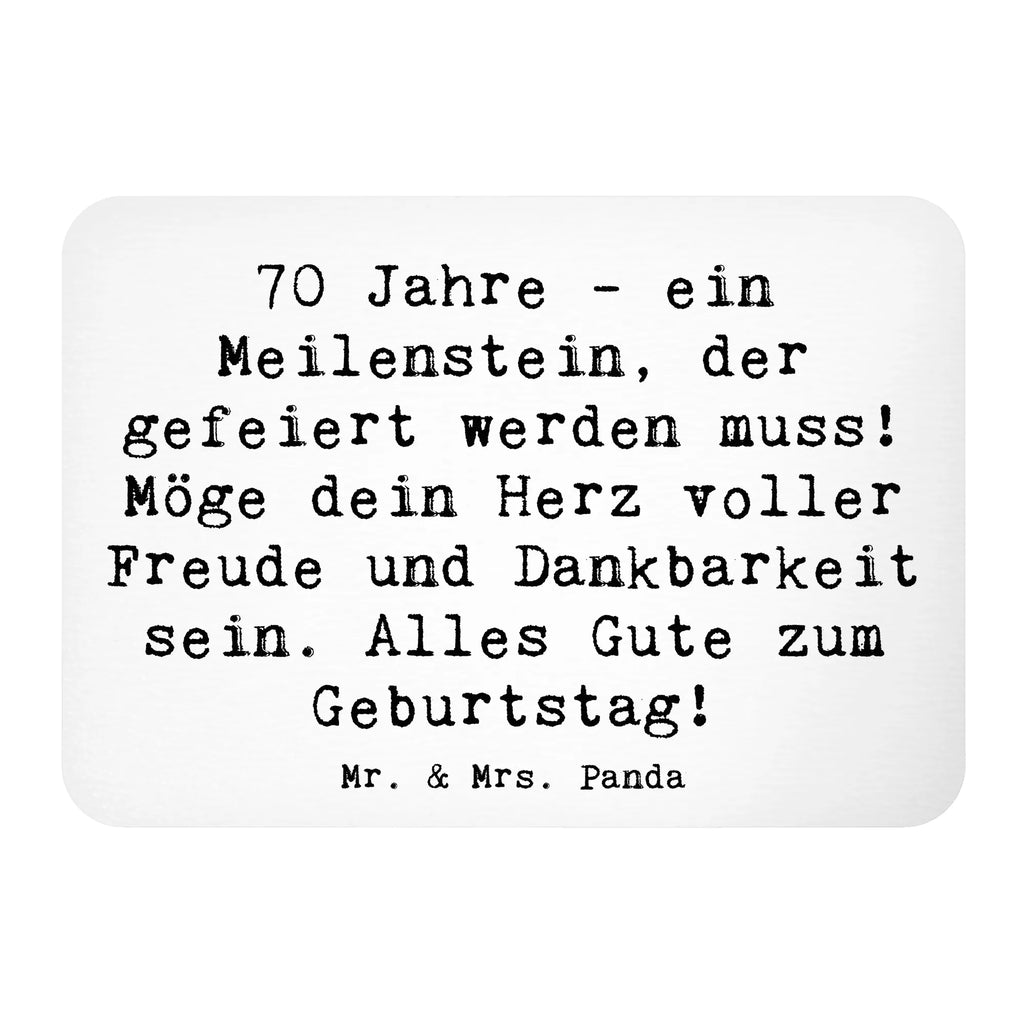 Magnet Saying 70 Jahre - ein Meilenstein, der gefeiert werden muss! Möge dein Herz voller Freude und Dankbarkeit sein. Alles Gute zum Geburtstag! Motivmagnete, Notiz Magnet, Kühlschrankmagnet, Dekomagnet, Kühlschrank Dekoration, Whiteboard Magnet, Souvenir Magnet, Pinnwandmagnet, Geburtstag, Geburtstagsgeschenk, Geschenk