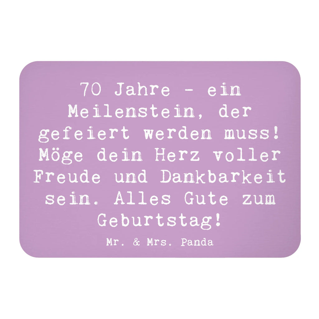 Magnet Saying 70 Jahre - ein Meilenstein, der gefeiert werden muss! Möge dein Herz voller Freude und Dankbarkeit sein. Alles Gute zum Geburtstag! Motivmagnete, Notiz Magnet, Kühlschrankmagnet, Dekomagnet, Kühlschrank Dekoration, Whiteboard Magnet, Souvenir Magnet, Pinnwandmagnet, Geburtstag, Geburtstagsgeschenk, Geschenk