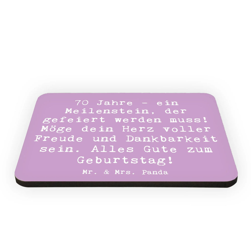 Magnet Saying 70 Jahre - ein Meilenstein, der gefeiert werden muss! Möge dein Herz voller Freude und Dankbarkeit sein. Alles Gute zum Geburtstag! Motivmagnete, Notiz Magnet, Kühlschrankmagnet, Dekomagnet, Kühlschrank Dekoration, Whiteboard Magnet, Souvenir Magnet, Pinnwandmagnet, Geburtstag, Geburtstagsgeschenk, Geschenk