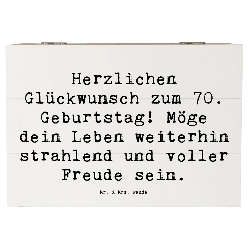 Holzkiste Spruch 70. Geburtstag Glückwünsche Dekokiste, Truhe, Schatzkiste, Kiste, Aufbewahrungsbox, XXL, Geschenkdose, Holzkiste, Erinnerungsbox, Erinnerungskiste, Geschenkbox, Schatulle, Geburtstag, Geburtstagsgeschenk, Geschenk